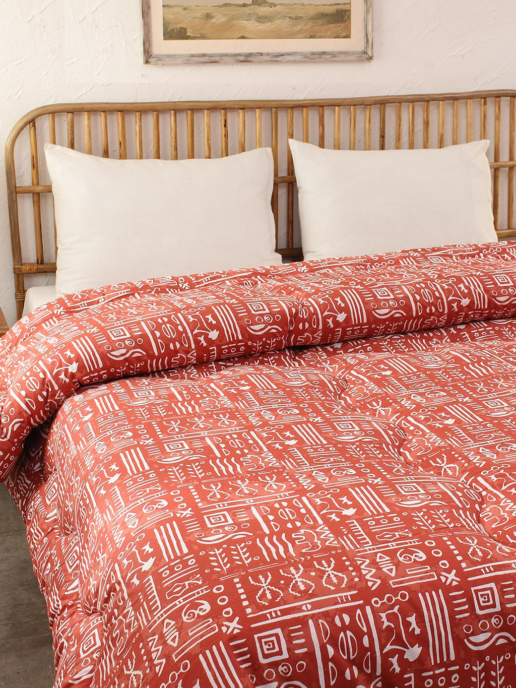 Gamathi Single Comforter (Rust)