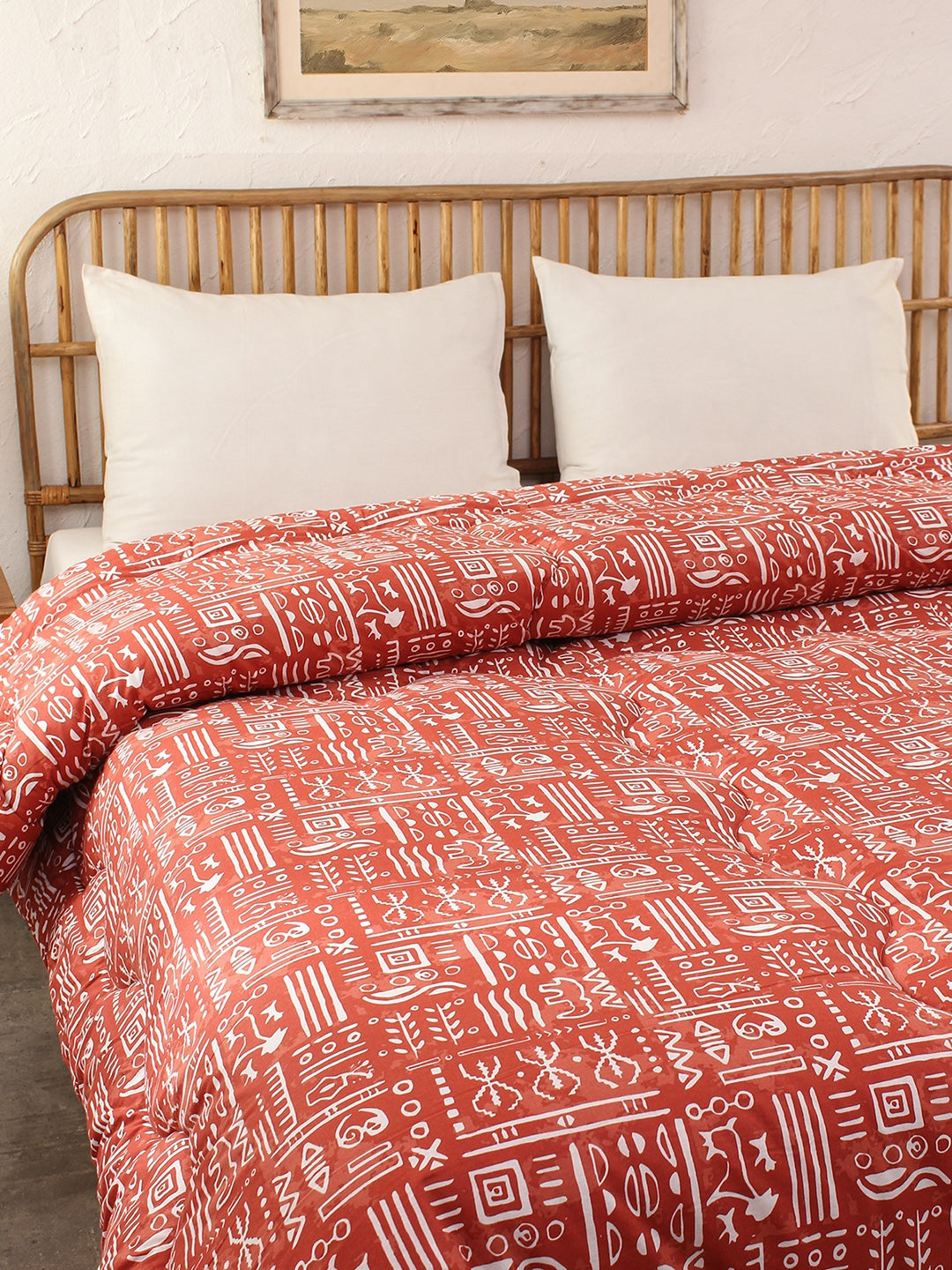 Gamathi Single Comforter (Rust)