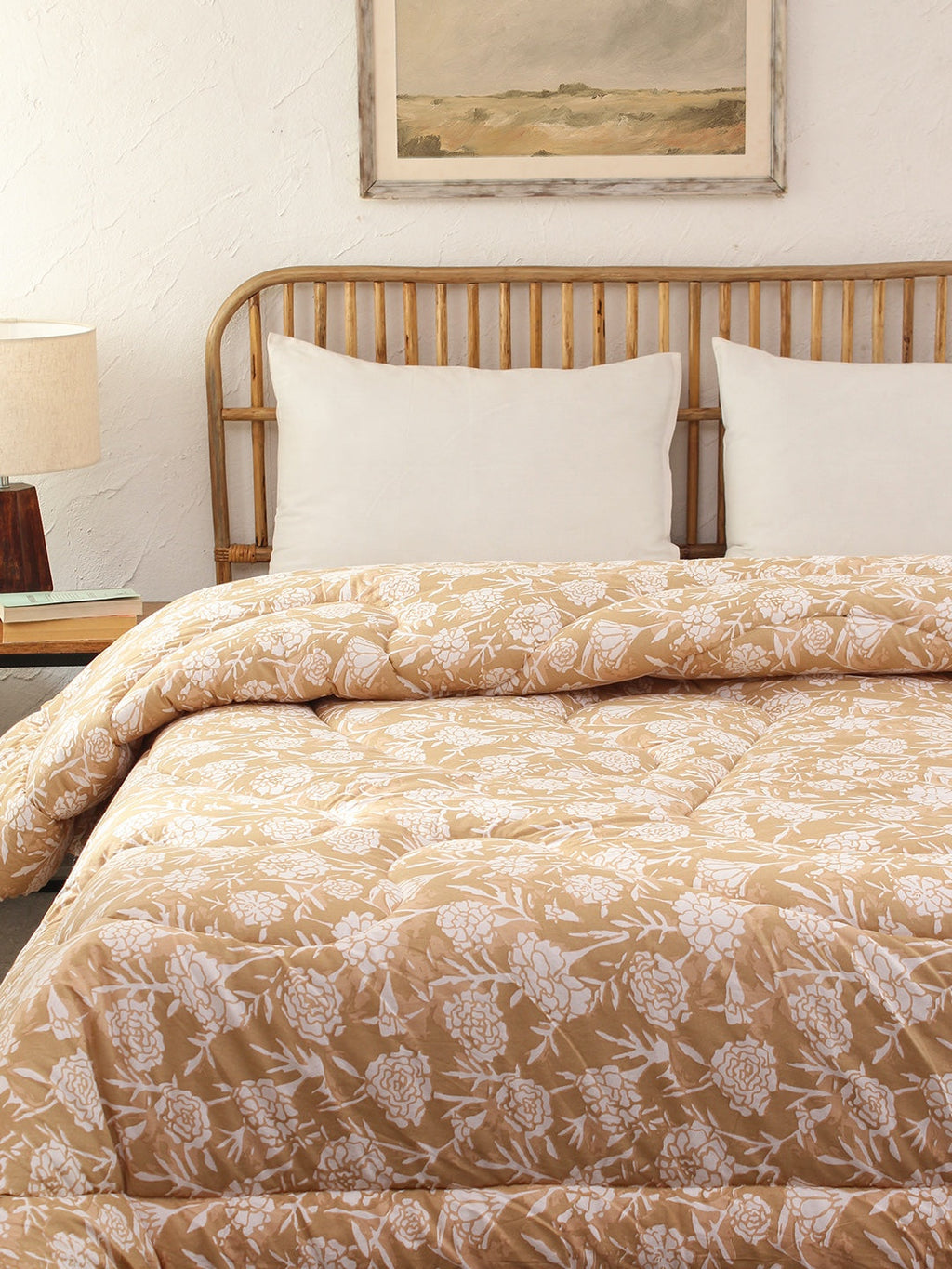 Genda Phool Comforter (Beige)