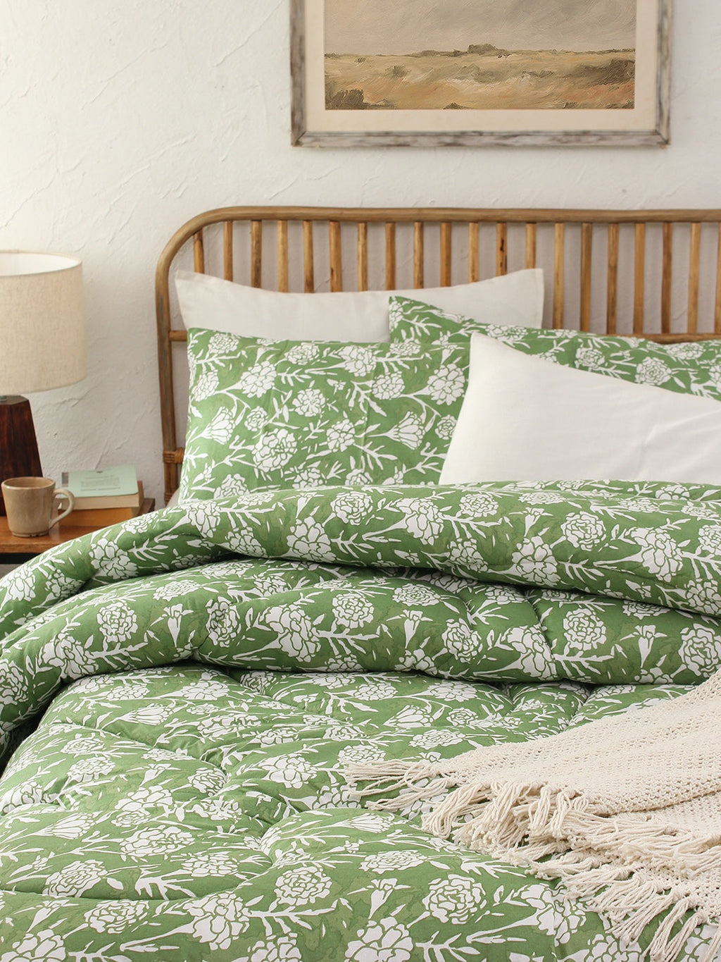 Genda Phool Comforter (Green)