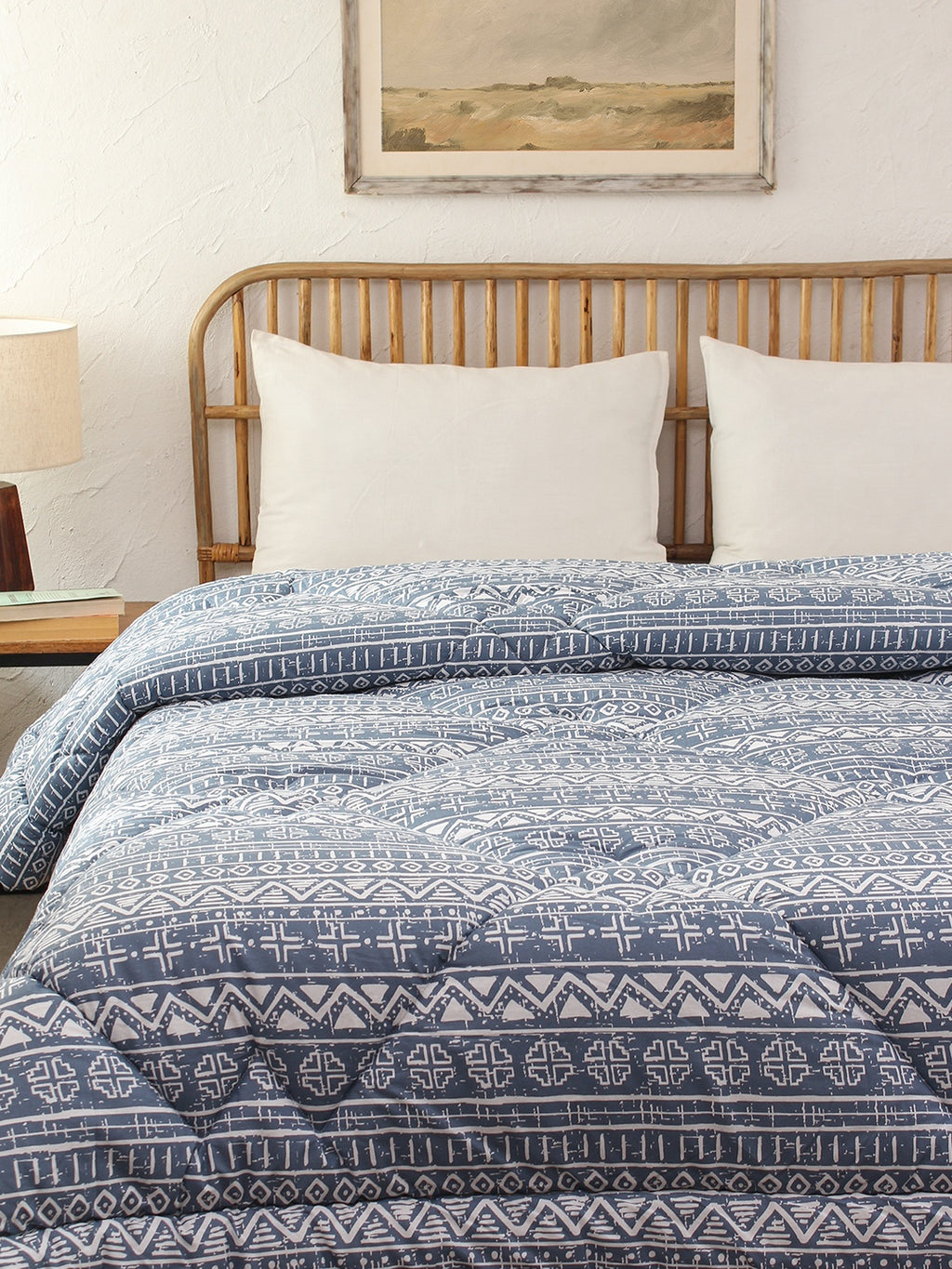 Kullu Patti Single Comforter (Blue)