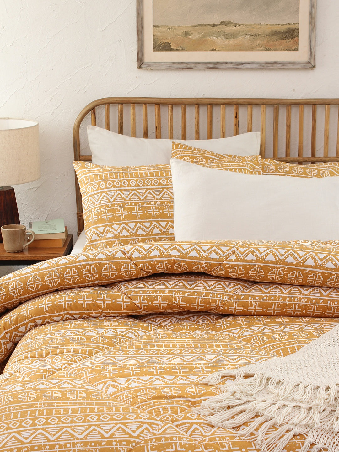 Kullu Patti Comforter (Yellow)