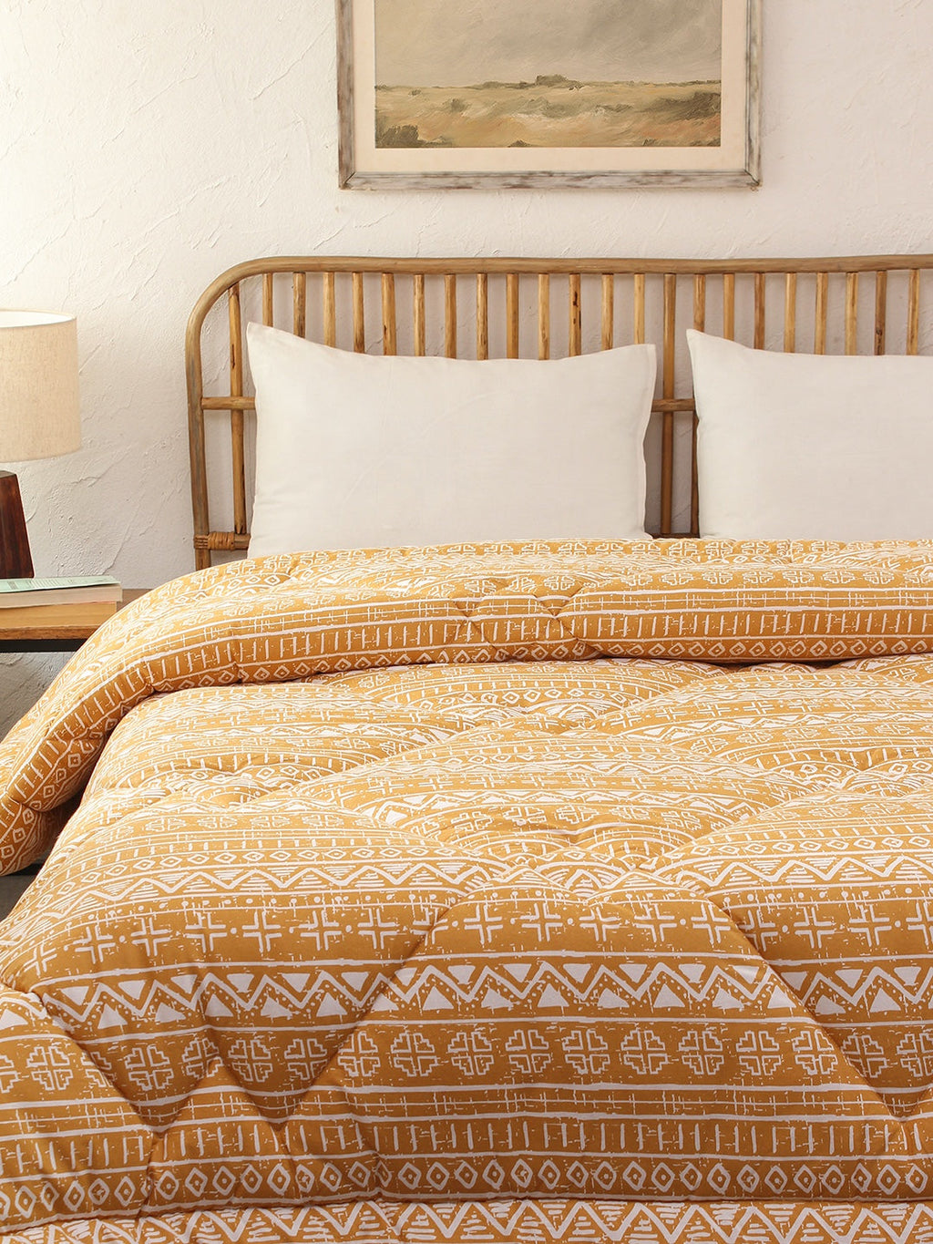Kullu Patti Comforter (Yellow)