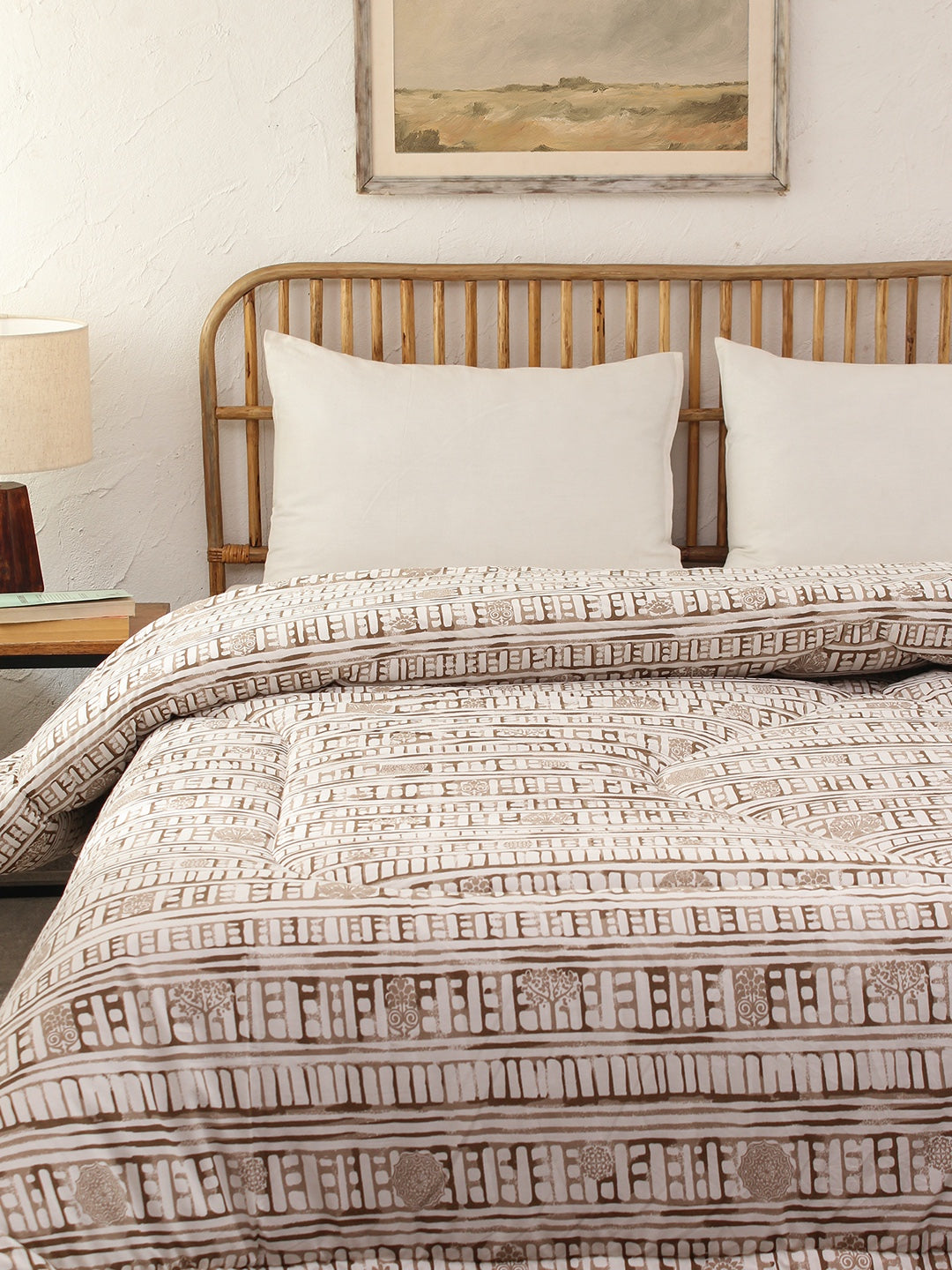 Sanchi Double Comforter (Grey)