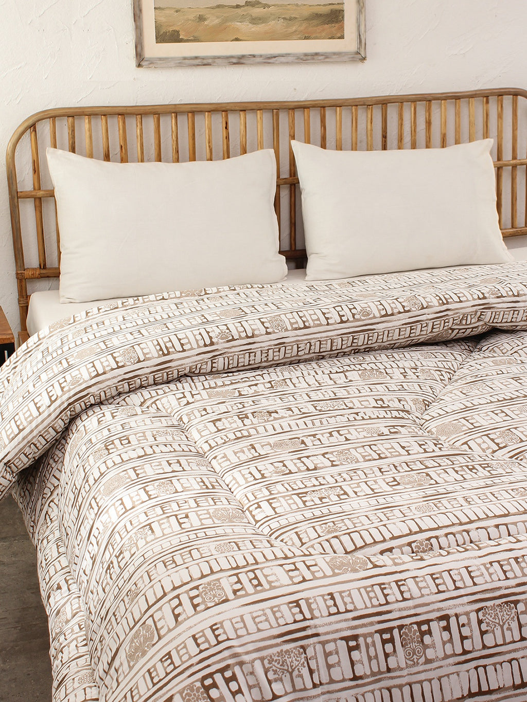 Sanchi Double Comforter (Grey)
