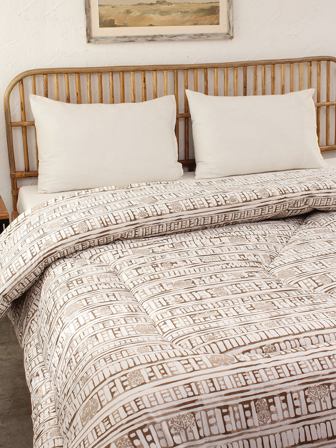 Sanchi Double Comforter (Grey)