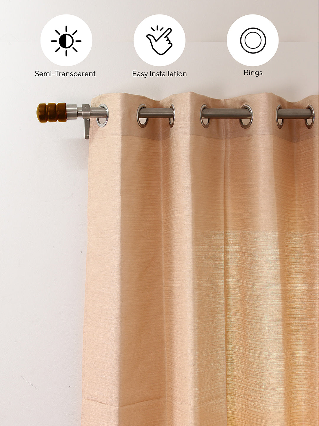 Narmada Curtain (Gold)