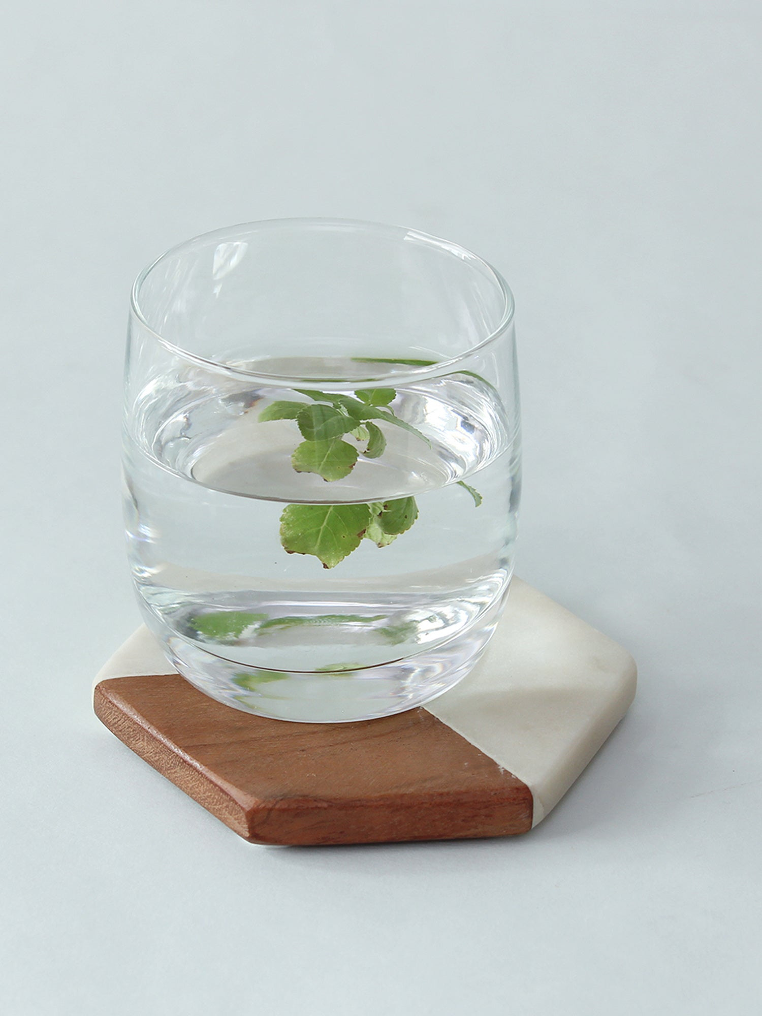 Vallam Coaster (Marble & Wooden)