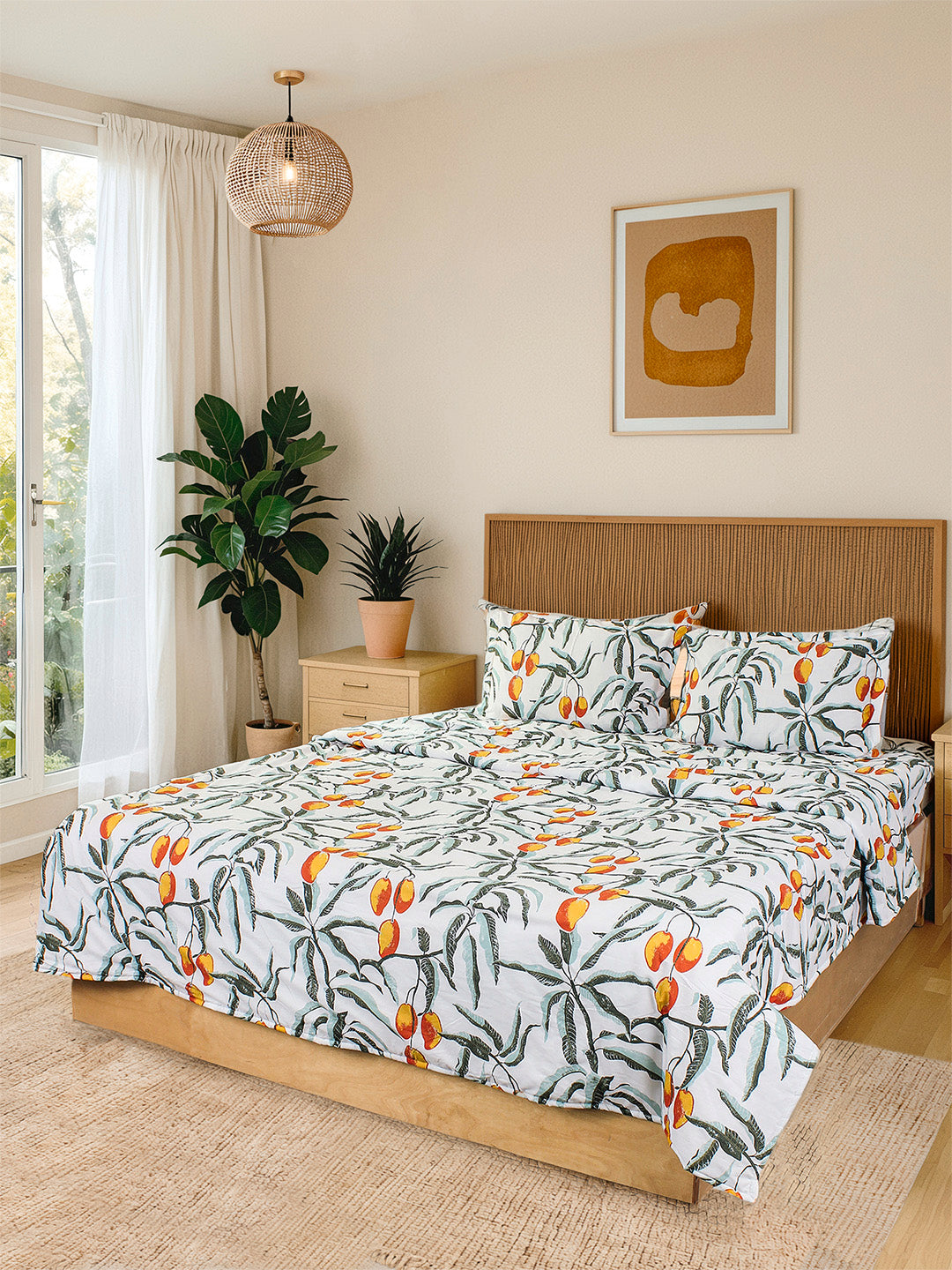 Amra Rust Duvet Cover