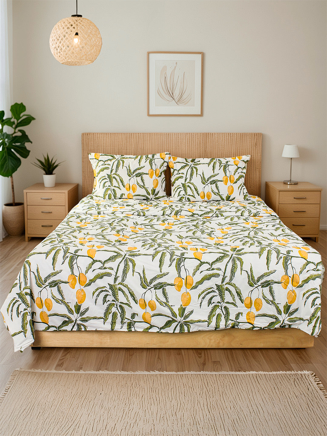Amra Yellow Duvet Cover