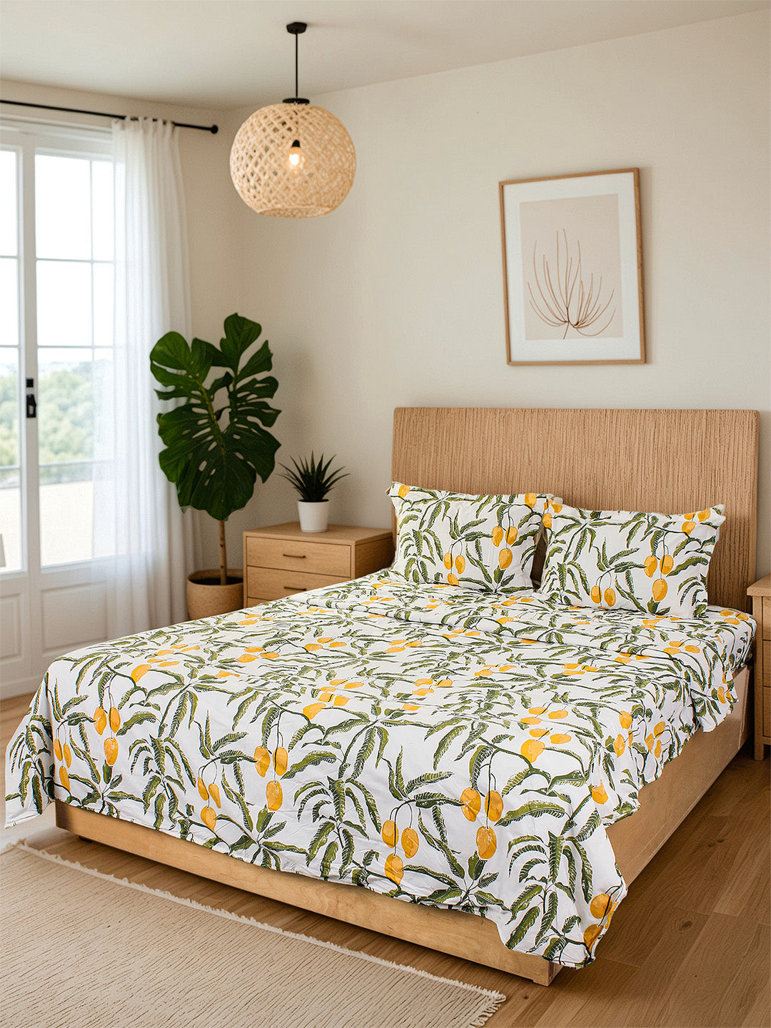 Amra Yellow Duvet Cover