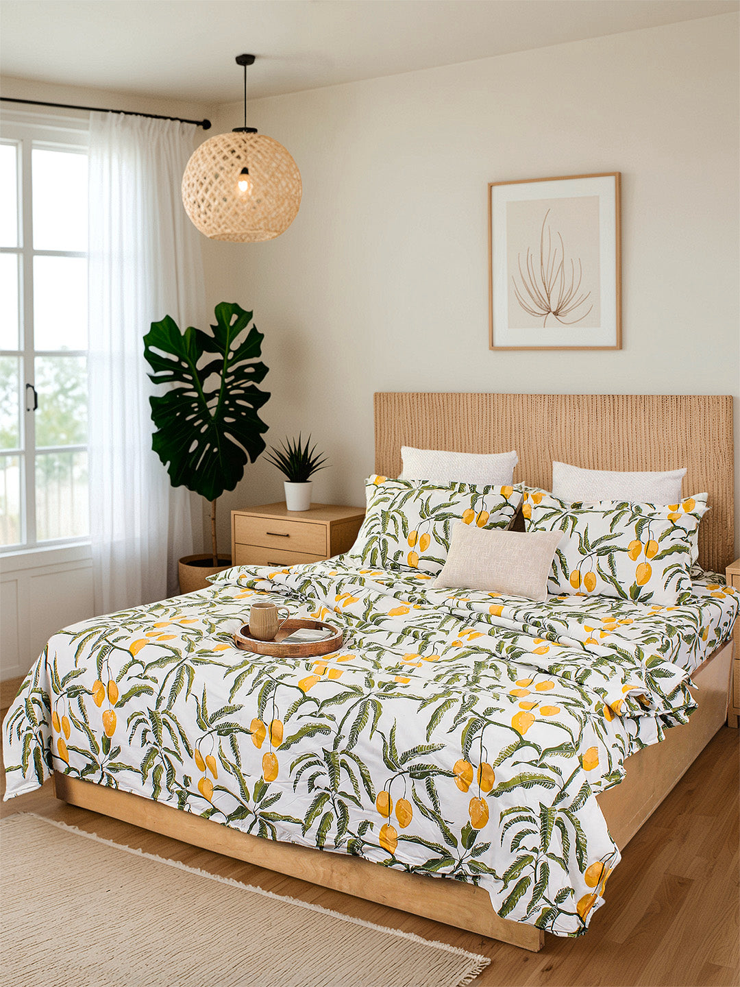 Amra Yellow Duvet Cover