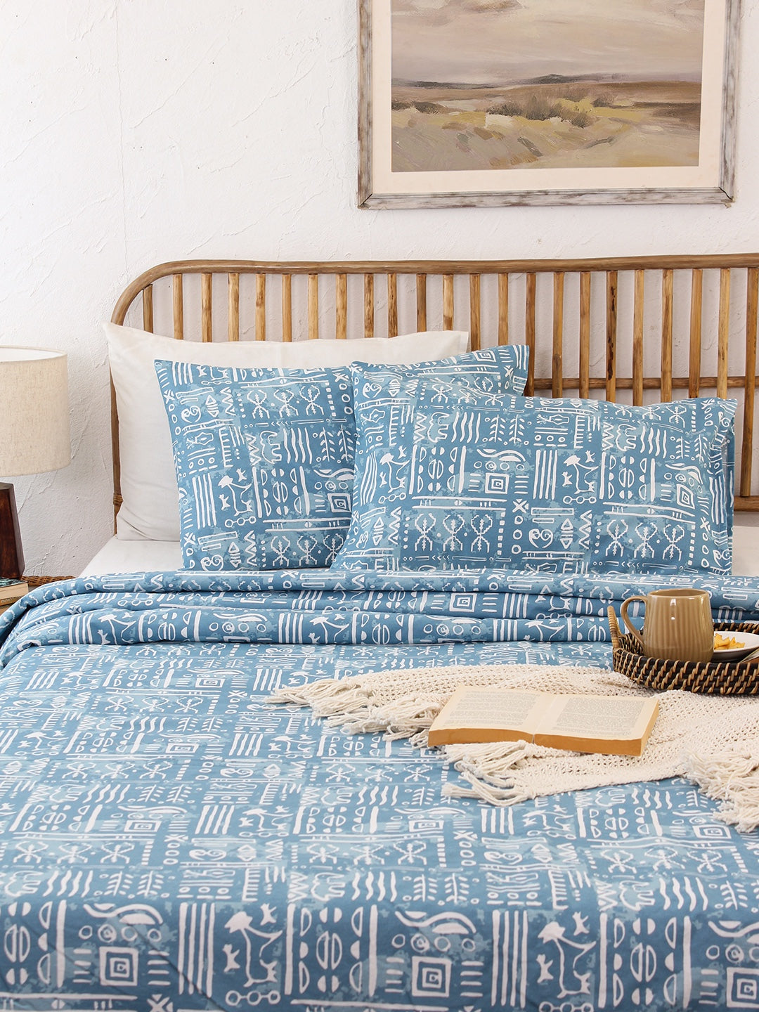 Gamathi Single Duvet Cover (Light Blue)