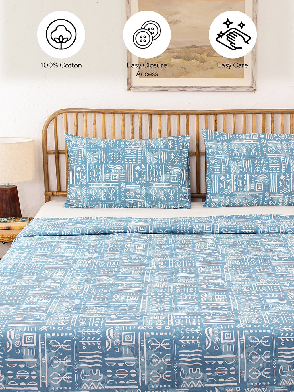 Gamathi Single Duvet Cover (Light Blue)
