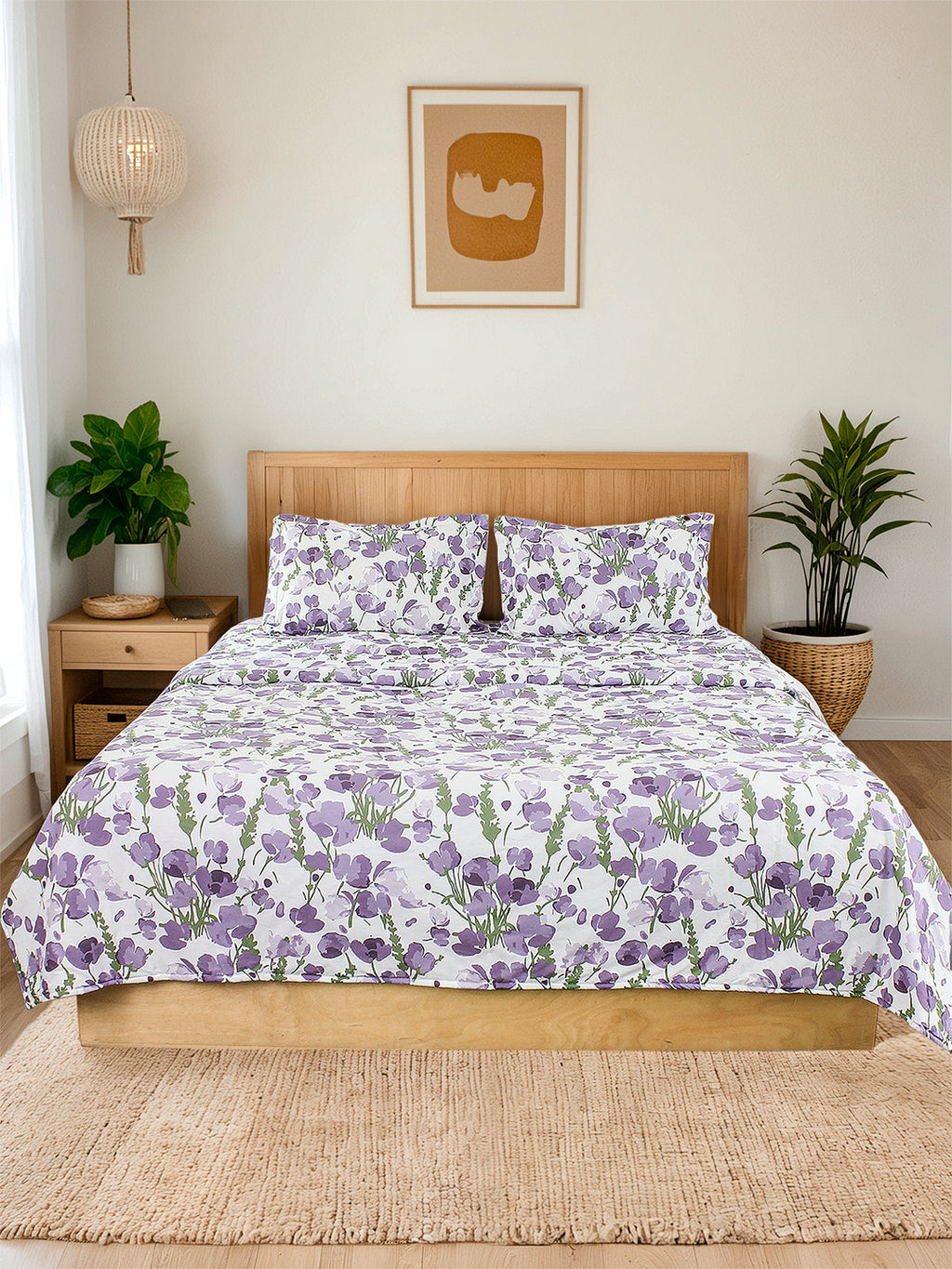 Himalayan Poppie Duvet Cover (Purple)