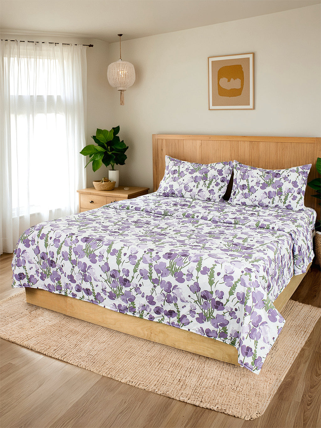 Himalayan Poppie Duvet Cover (Purple)