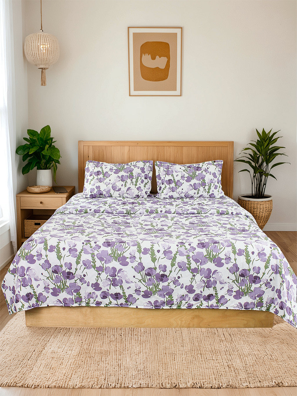 Himalayan Poppie Duvet Cover (Purple)