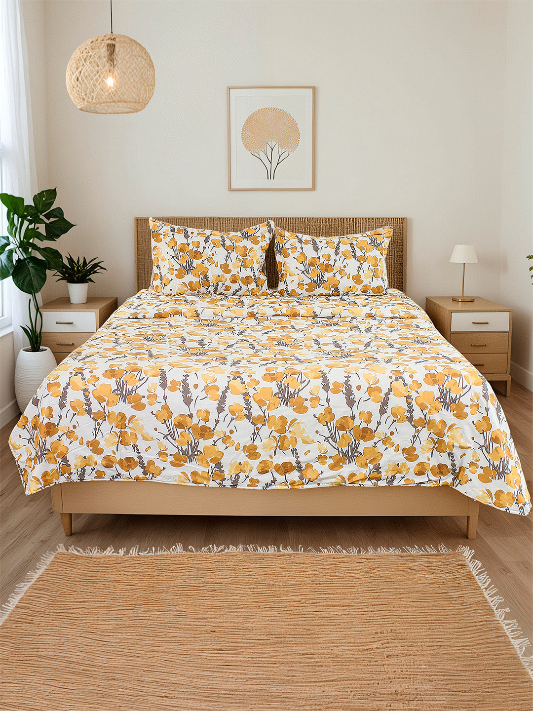Himalayan Poppie Duvet Cover (Yellow)