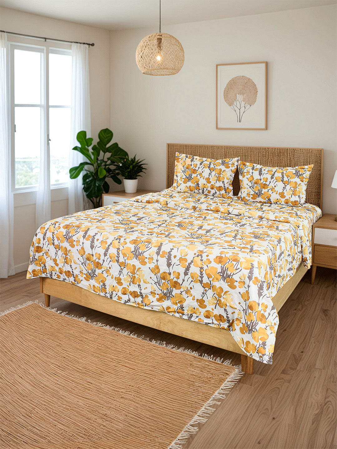 Himalayan Poppie Duvet Cover (Yellow)