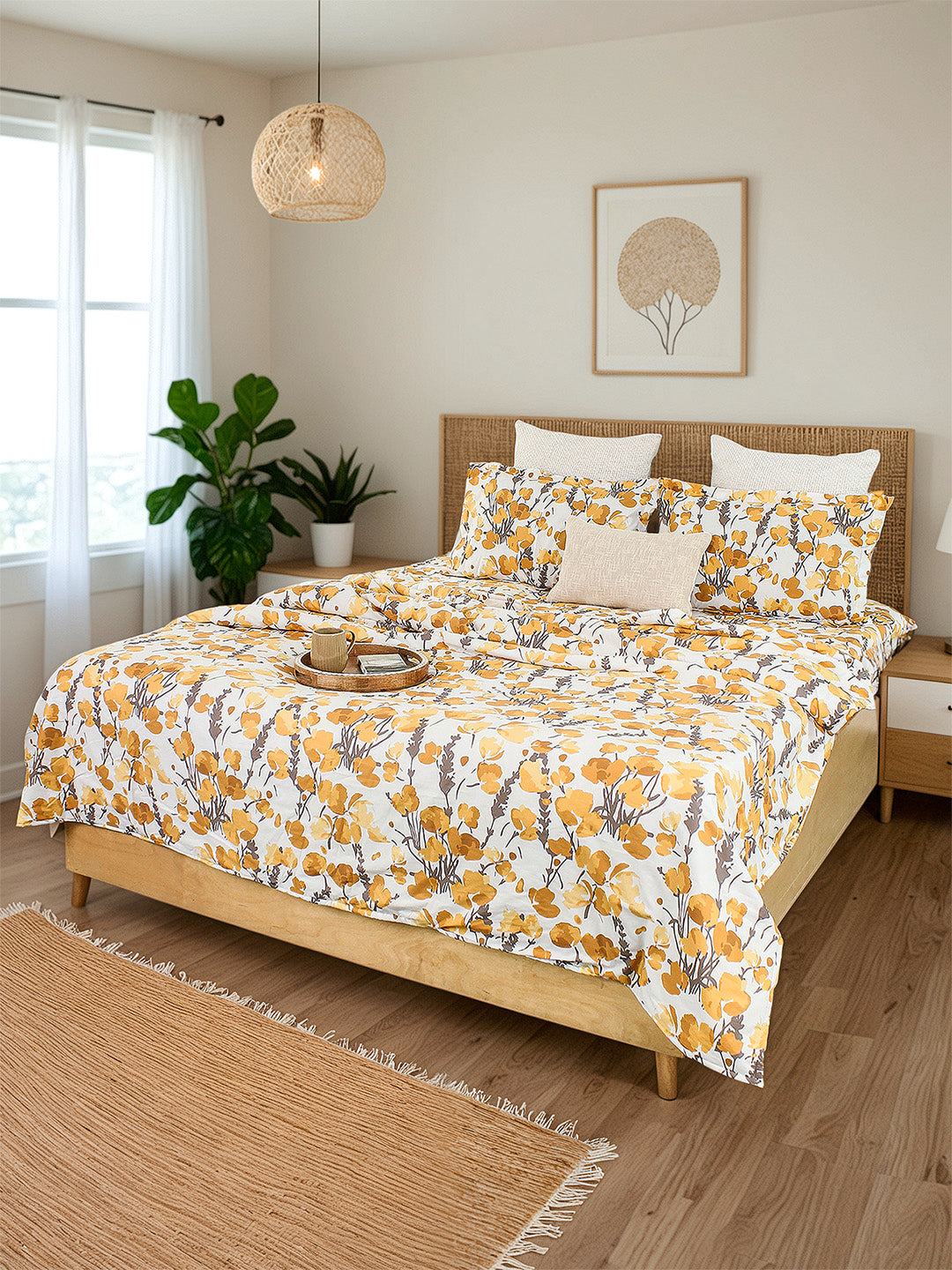 Himalayan Poppie Duvet Cover (Yellow)