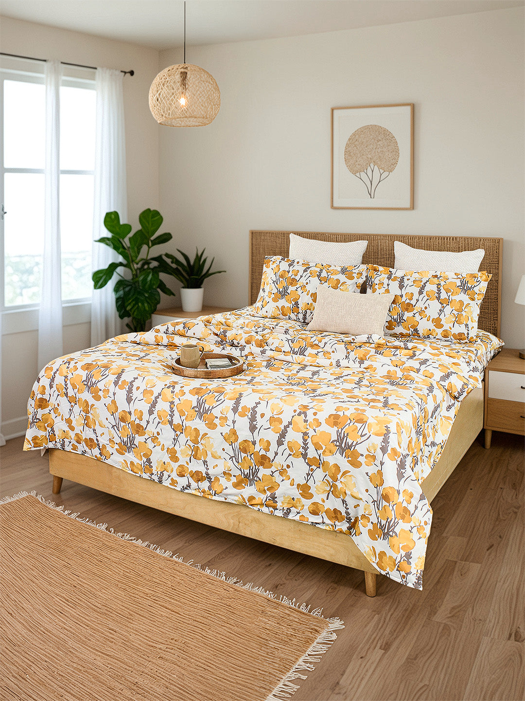 Himalayan Poppie Duvet Cover (Yellow)