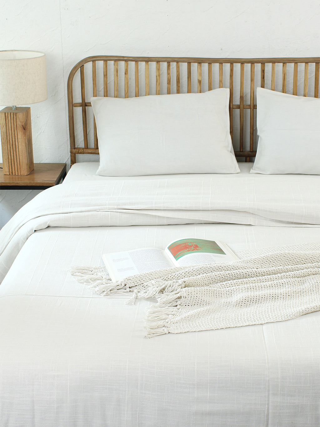 Herringbone Duvet Cover (Beige)