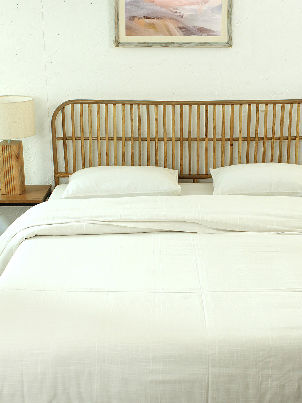 Herringbone Duvet Cover (Beige)