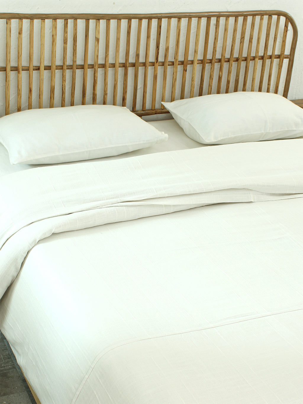 Herringbone Duvet Cover (Beige)