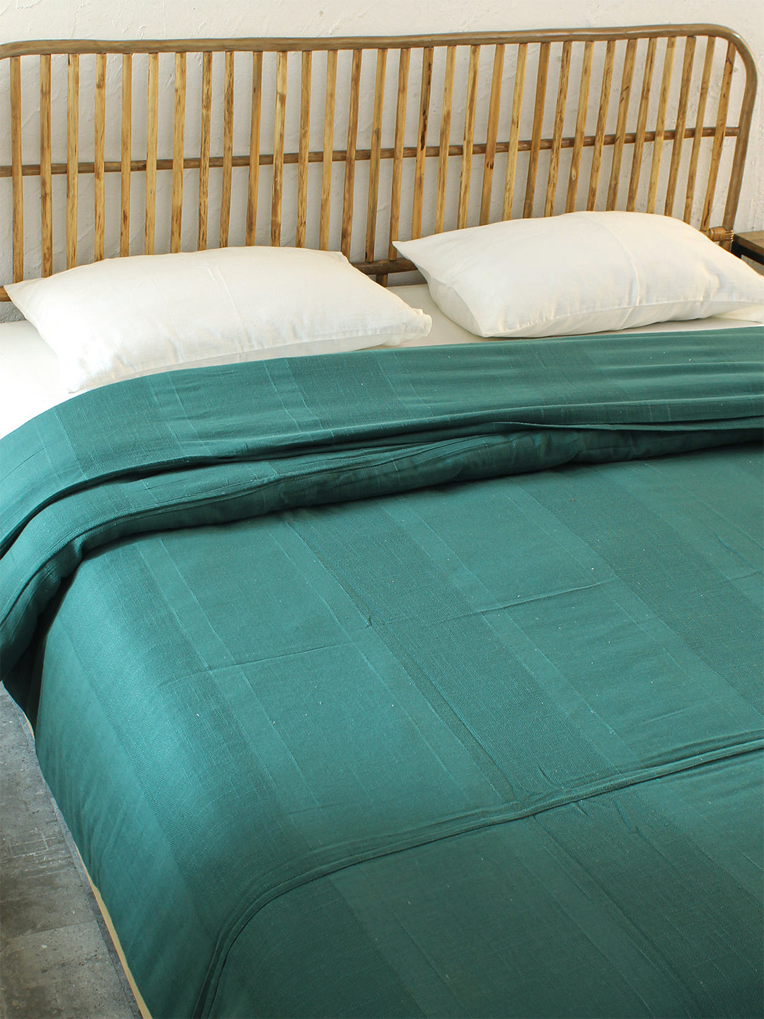 Herringbone Duvet Cover (Green)