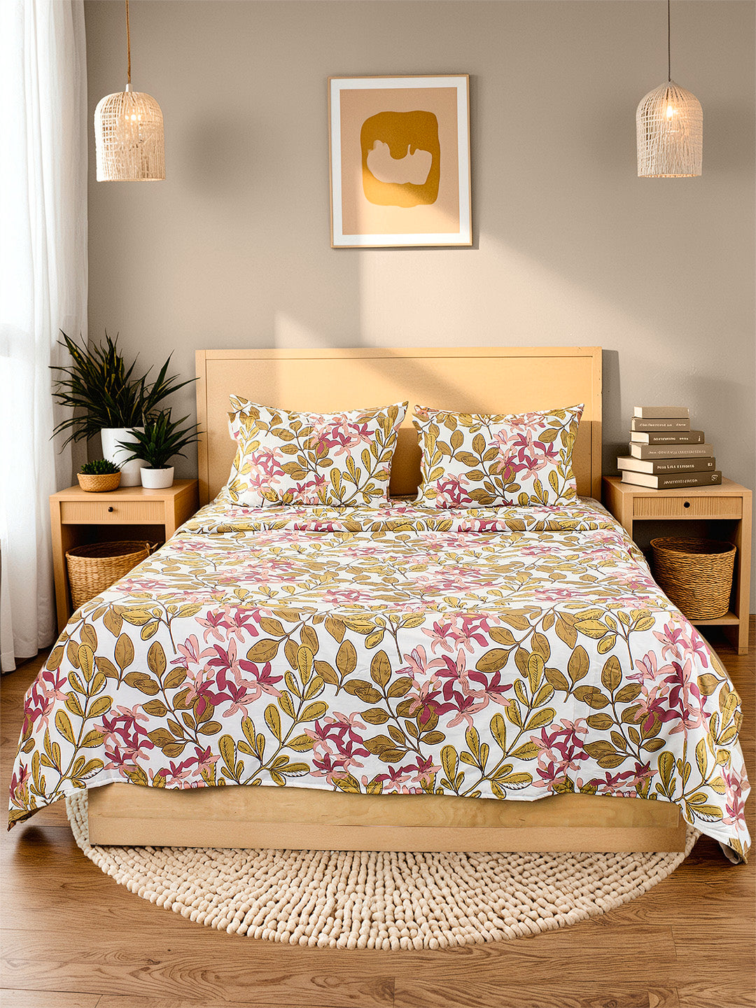 Moringa Pink Duvet Cover