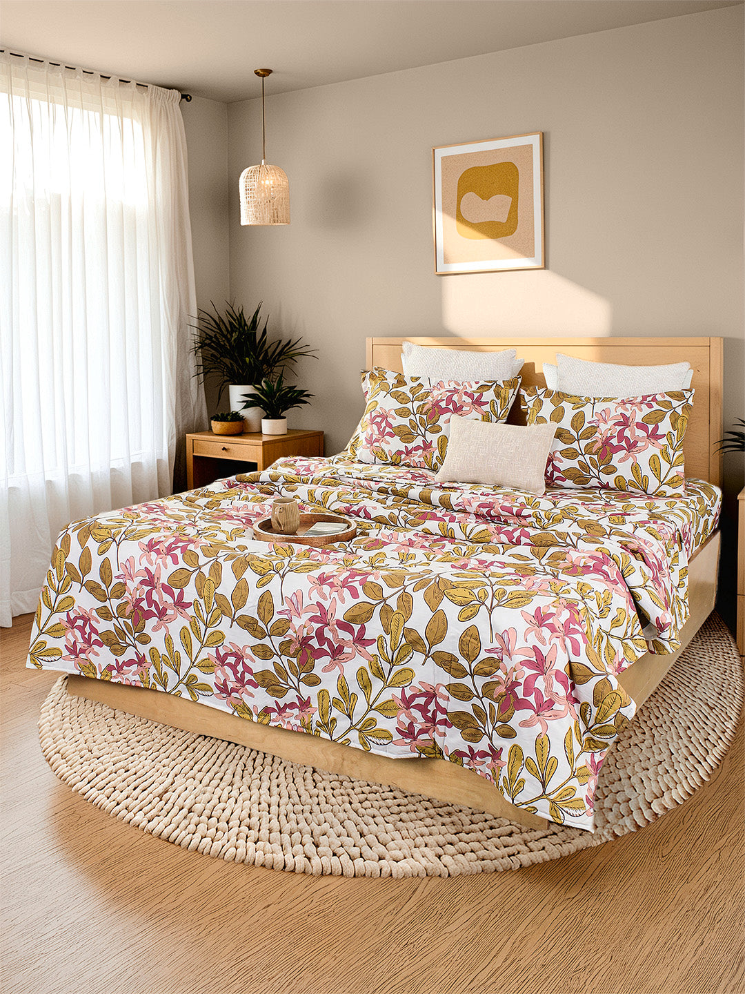 Moringa Pink Duvet Cover