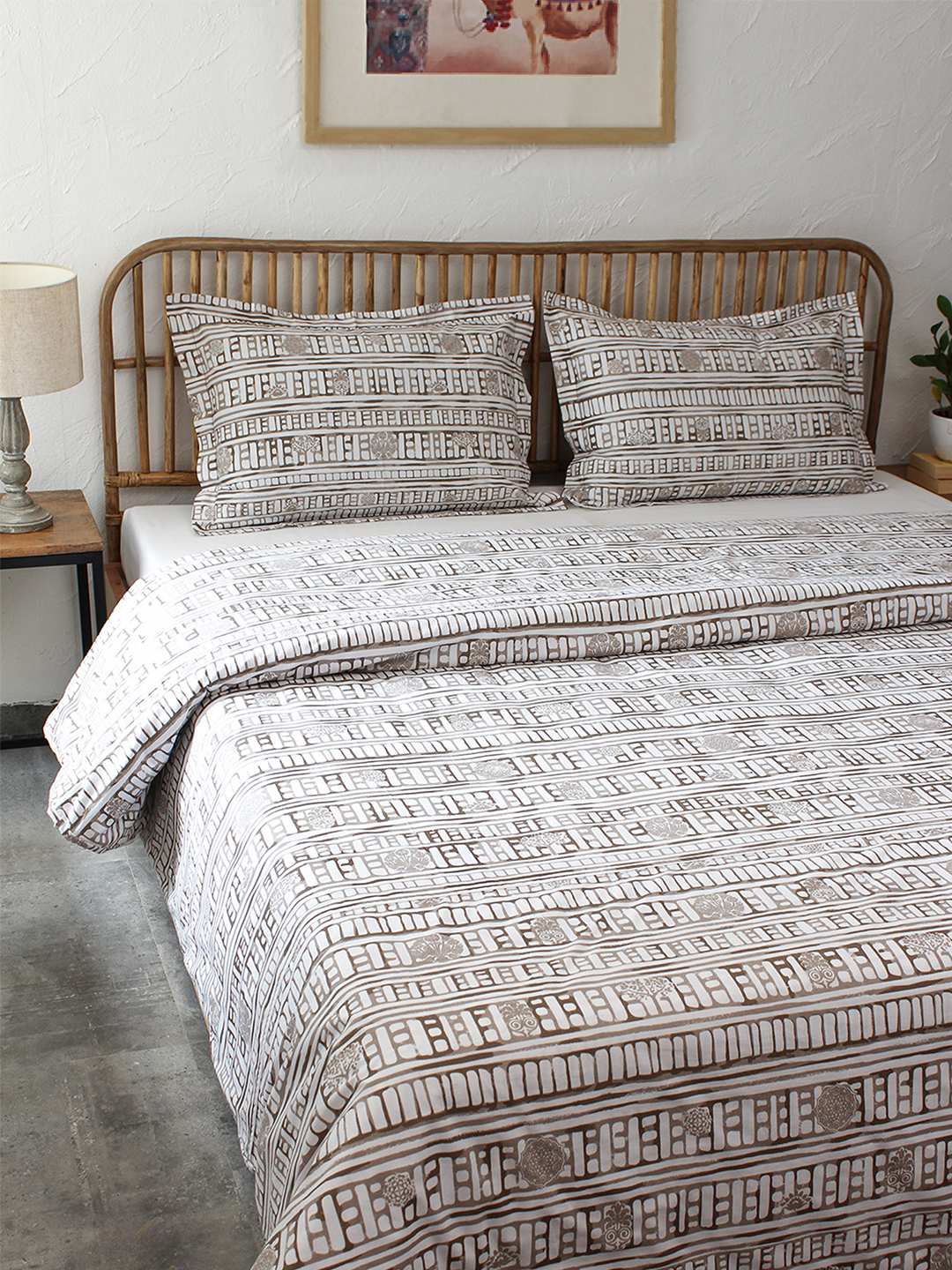 Sanchi Duvet Cover (Grey)