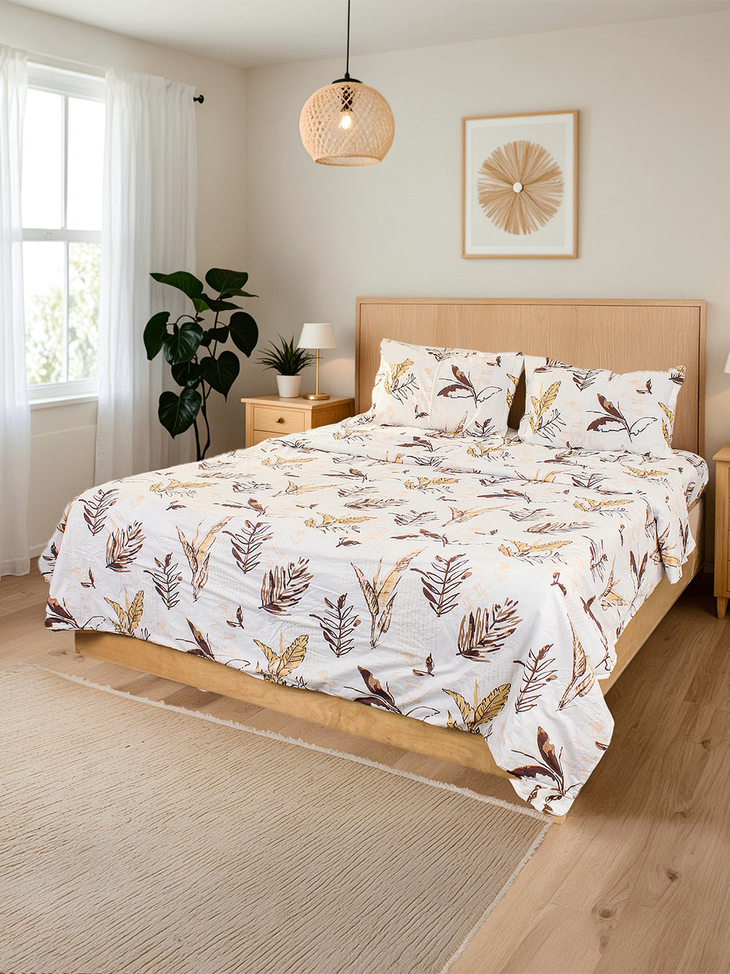 Vanam Duvet Cover (Brown)