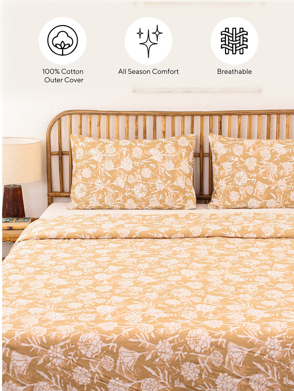 Genda Phool Double Dohar (Beige)