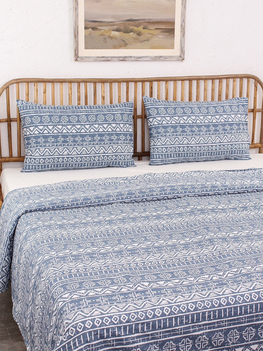 Kullu Patti Double Dohar (Blue)