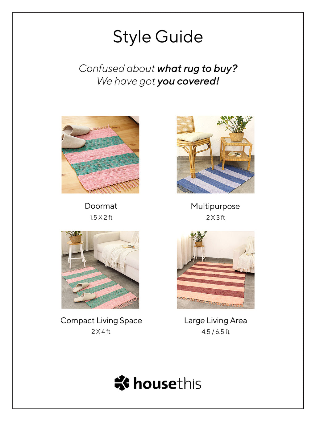 Cherai Recycle Chindi Rug (Blue)