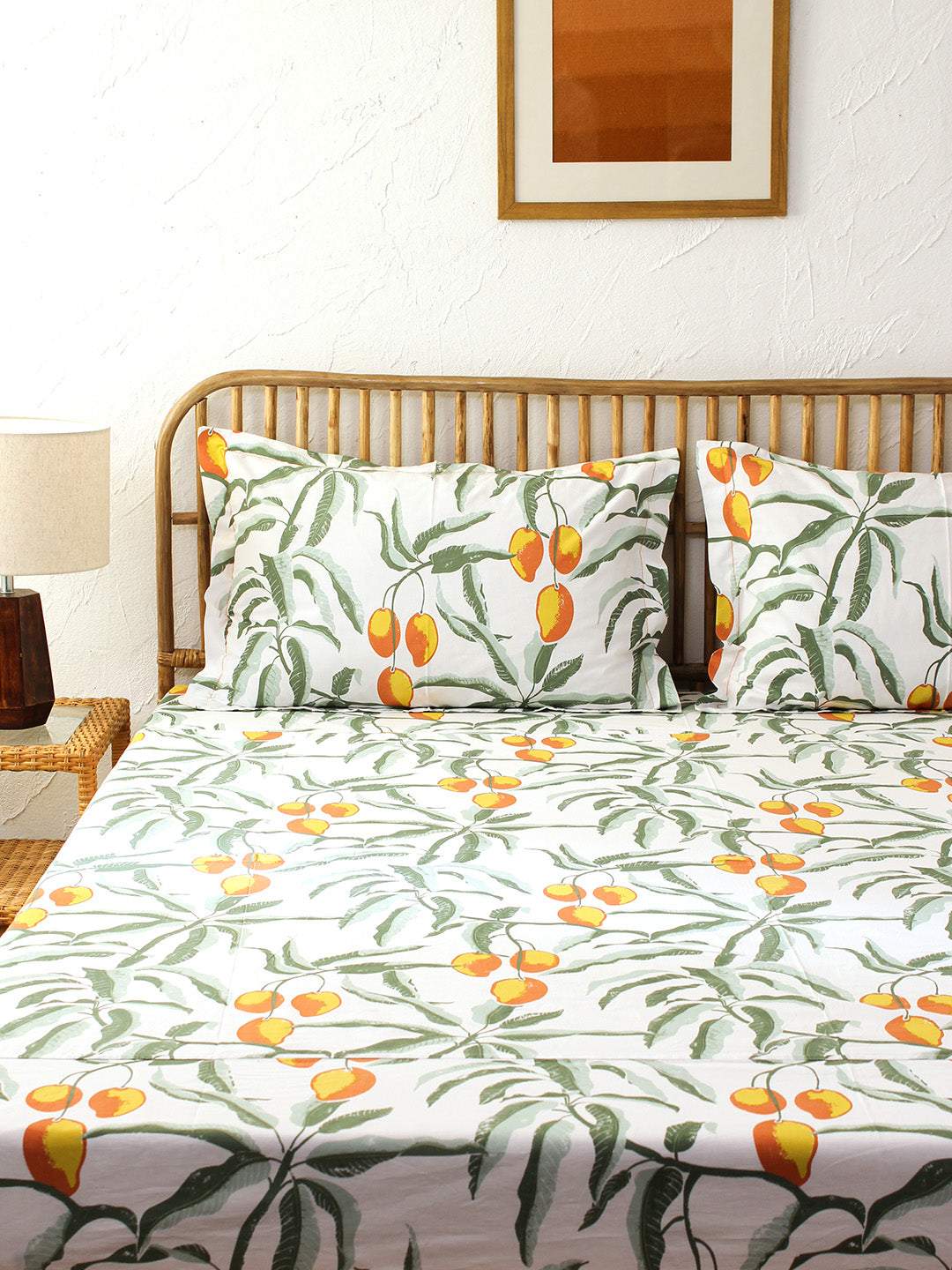 Amra Bedsheet Set Gift Box (Rust)