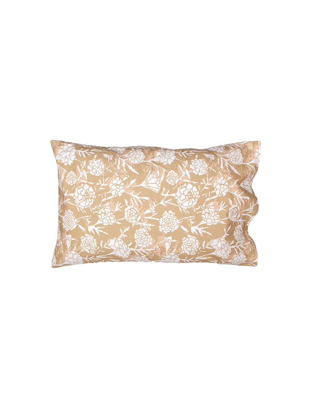 Genda Phool Pillow Cover Set (Beige)