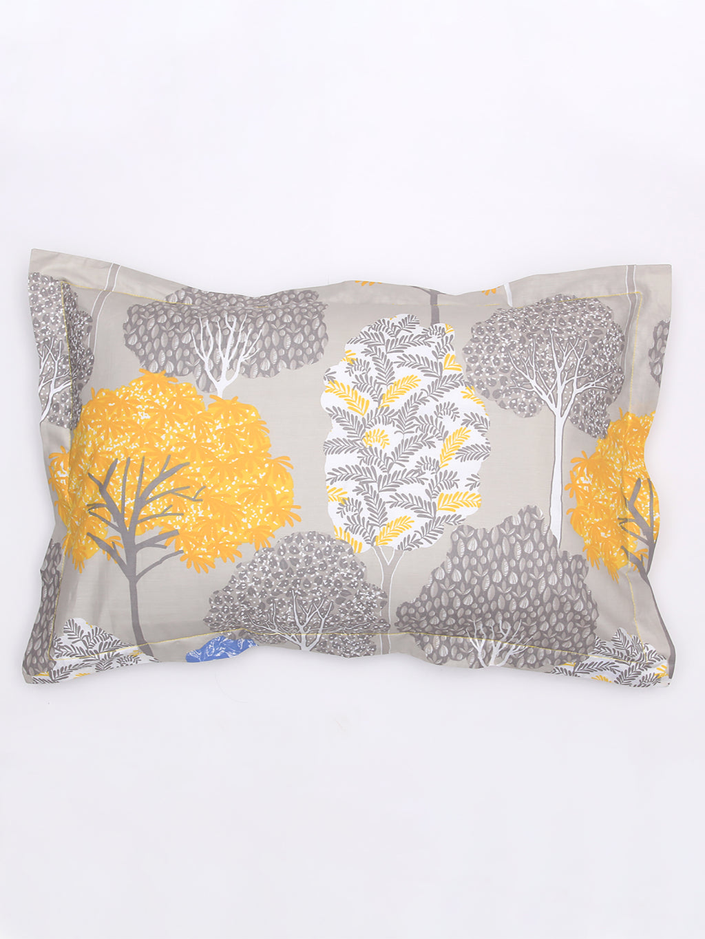 Saptaparni Pillow Cover (Yellow)