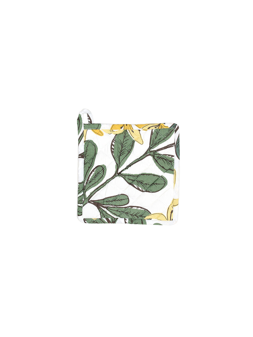 Senjana - Set Of 2 Pot Holders (Green)