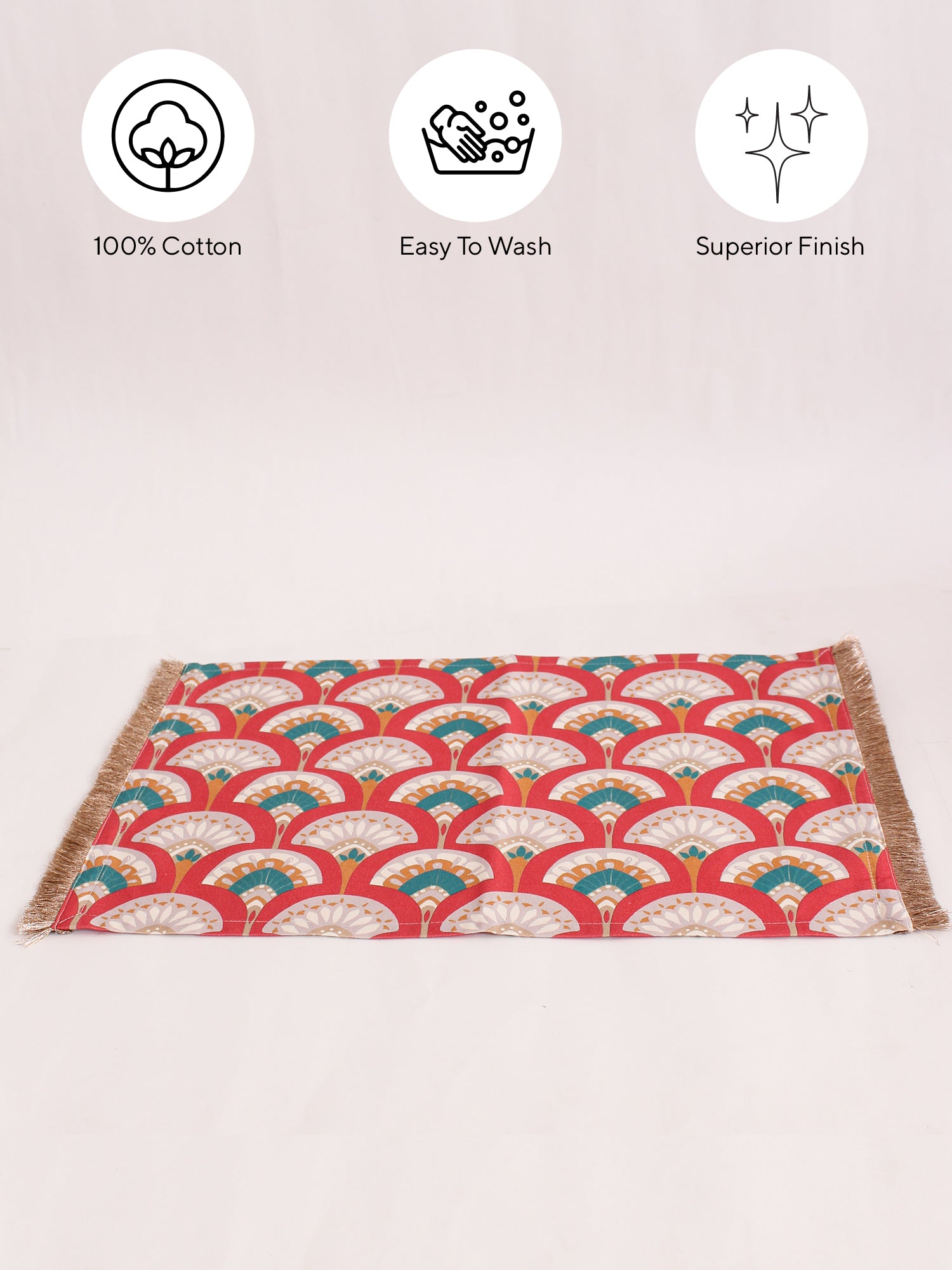 Neelkanth - Set Of 2 Placemats (Magenta)
