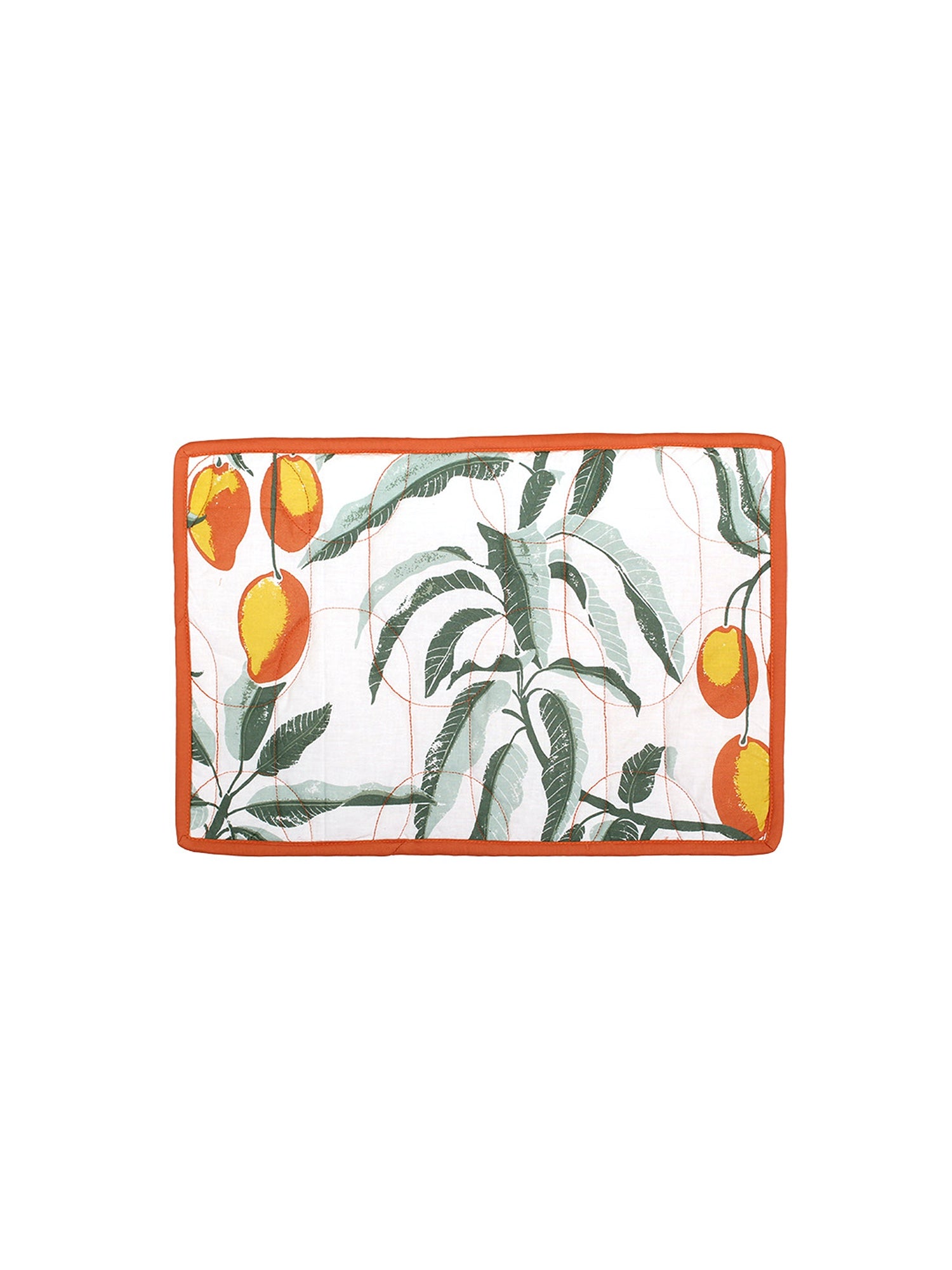 Rasaal - Set Of 2 Placemats (Rust)