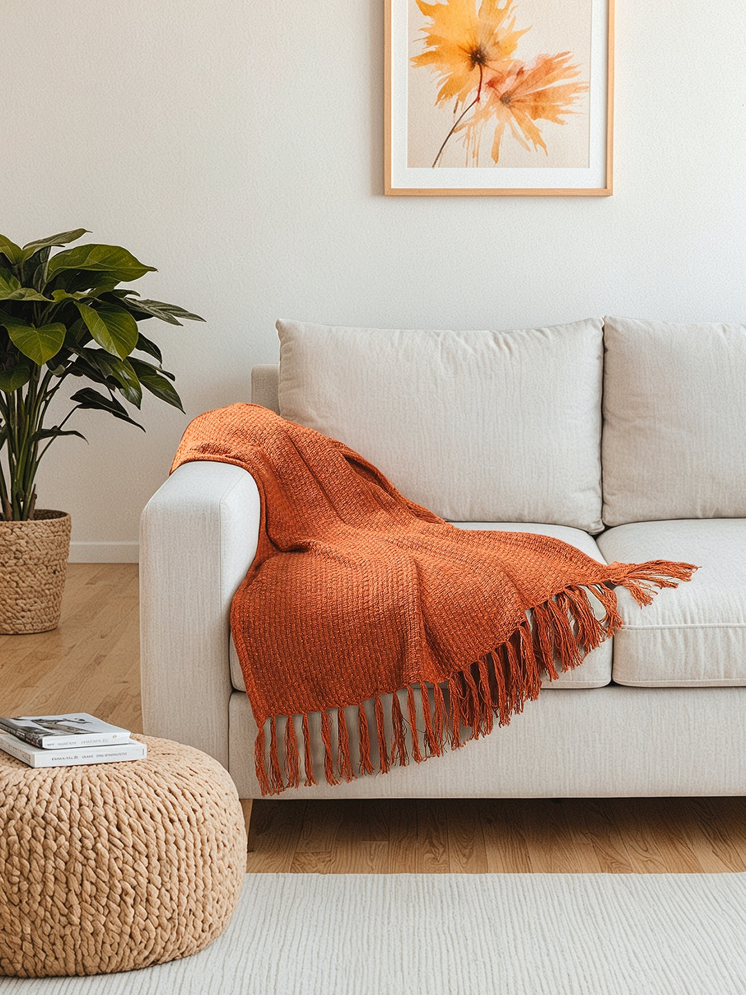 Aravalli Throw (Rust)
