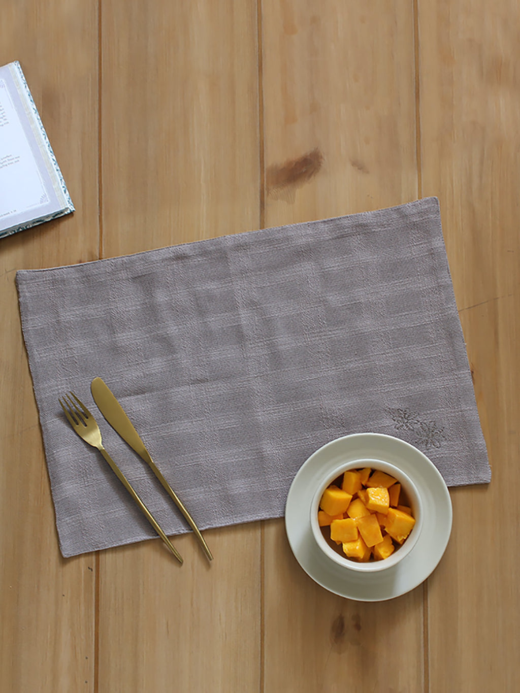 Spice Garden - Set Of 2 Placemats (Grey)