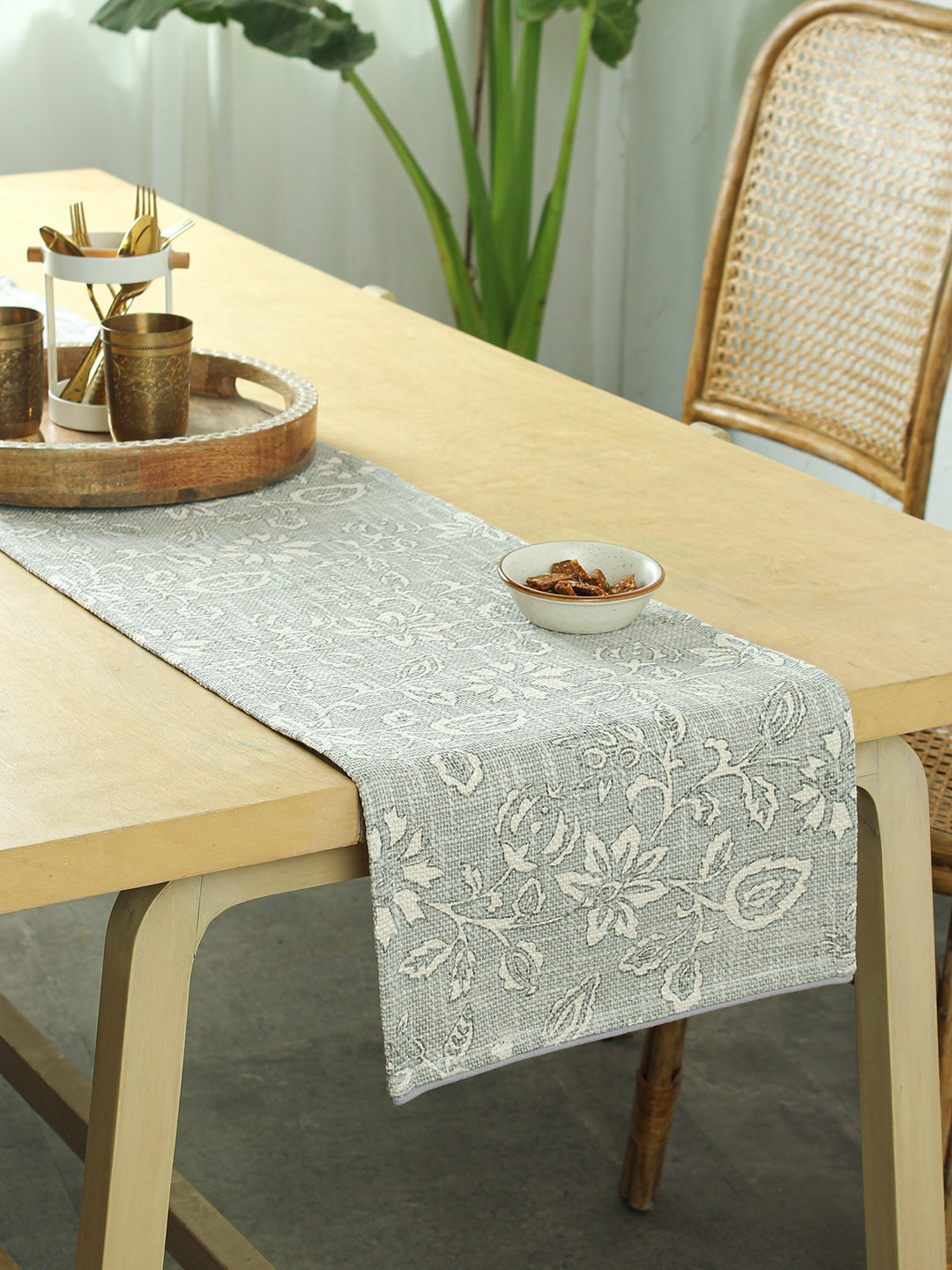 Botanical Garden 1 Runner - (Grey)