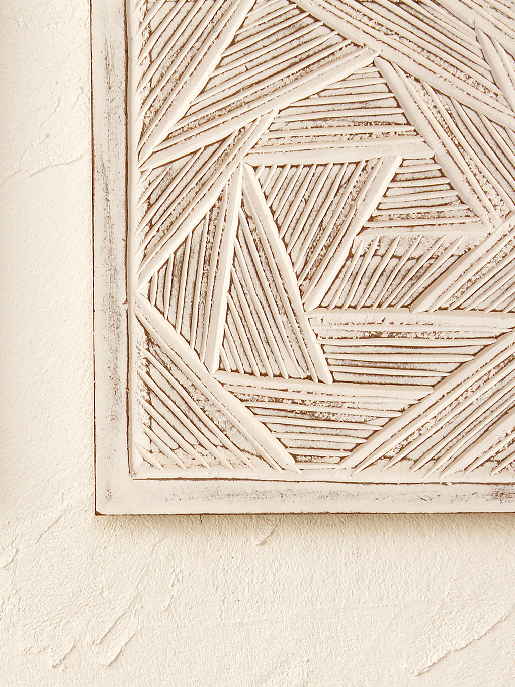 Chappu Wall Art (White & Natural)