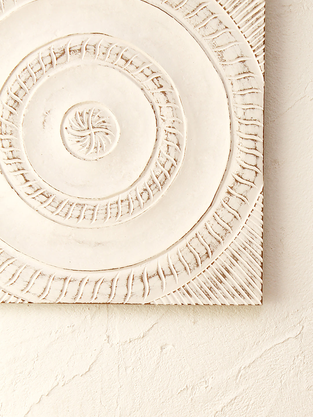 Seep Wall Art (White & Natural)