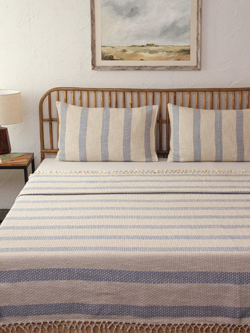 Shivalik Bedcover (Light Blue)