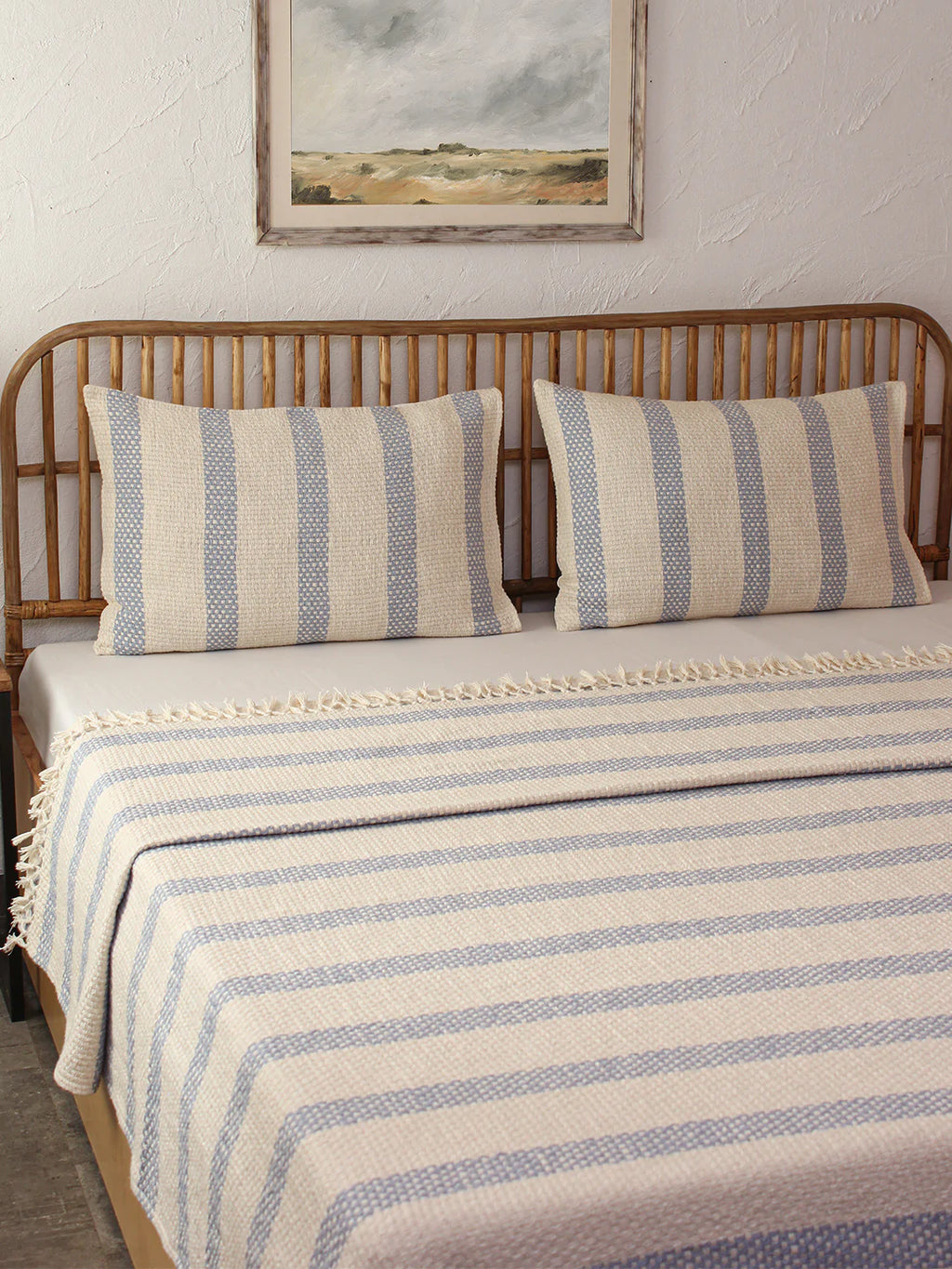 Shivalik Bedcover (Light Blue)