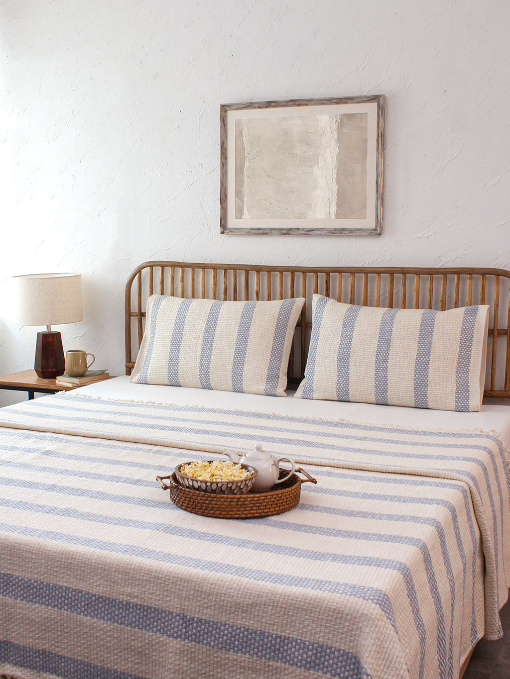 Shivalik Bedcover (Light Blue)